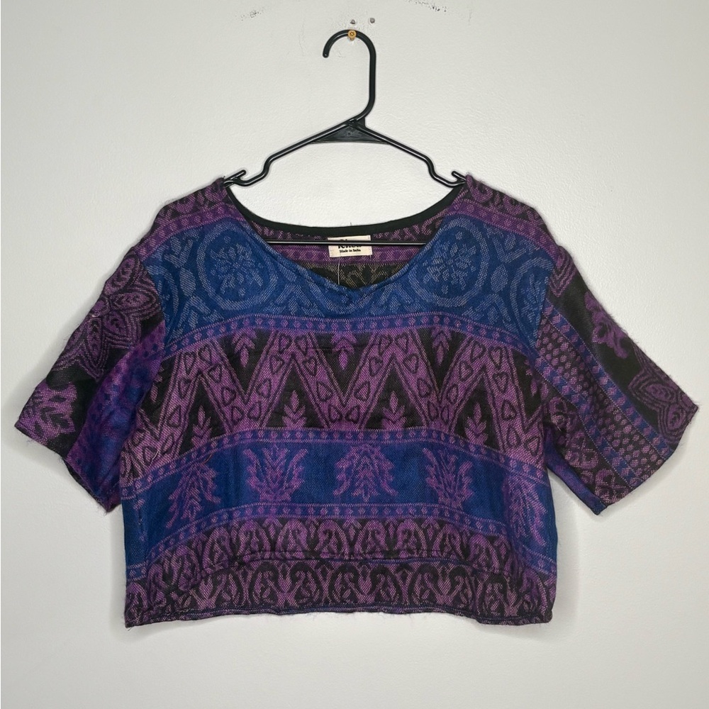 Rhea Bohemian Cropped Blouse
